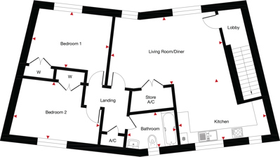 Blackmoor First Floor Floorplan