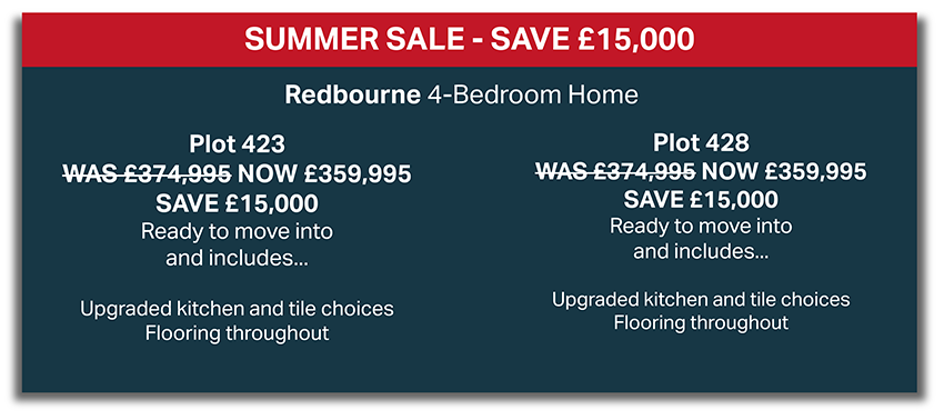 Plots 423 & 428 Summer Sale
