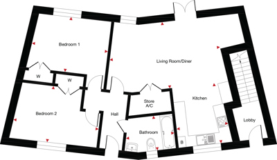 Blackmoor Ground Floor Floorplan