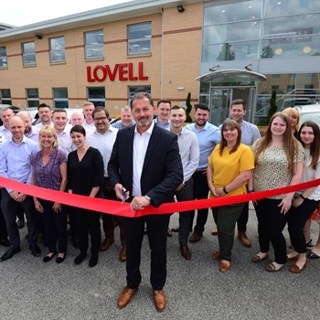 Sgb 6840 Lovell Regional Managing Director Robert Adams Opening The Eastern Regions New Office With The Eastern Team