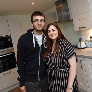 000 0005 Matthew Dixon And Hannah Judge In Their New Lovell Home
