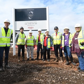 000 0025 L R Richard Dakin Cpc Stuart Penn And Anthony Skelding Lovell Homes Glen Sibey Peter Knight And Christine Smythe Cpc Sam Clarke Lovell Homes Janis Bradshaw And Moira Alden Court Cpc