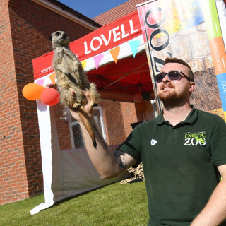 000 0008 Exotic Zoo Representative At Lovell Homes' Queensbury Park Development In Telford