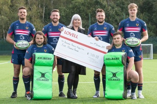 Unsug Lovell Doncasterrfc 19102019 3 Sarah Lancaster, Sales Coordinator At Lovell Homes Photographed With D...