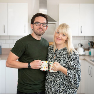 MH 220920 Lovell 33 Charlotte And Alexander, Pictured In Their Birchwood Style Home