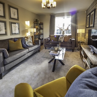 M490300 N27 Interior Of The Three Bedroom Showhome At Lovell Homes' Saredon Gardens Development In Coven
