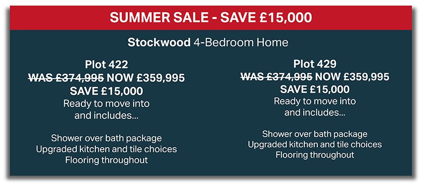 Plots 422 & 429 Summer Sale