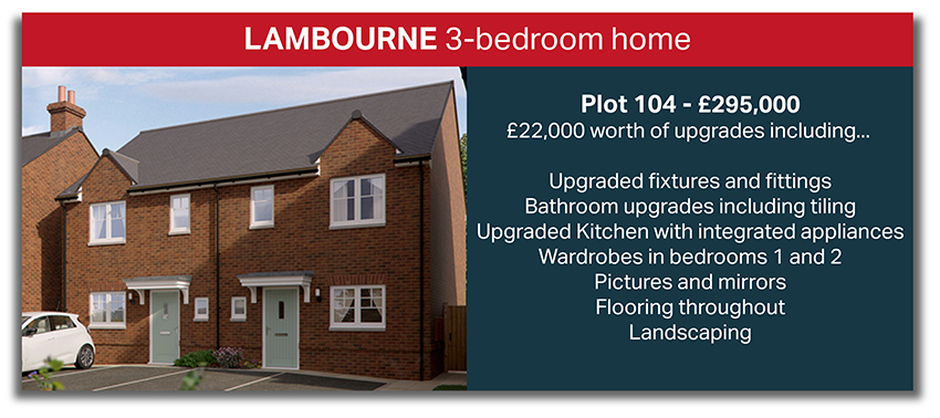 Plot 104 Lambourne Showhome Extras